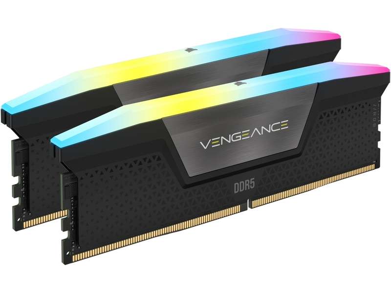 Corsair Vengeance RGB 48GB (2x24GB) DDR5-6000 288 pin 1.4V CL36 Memory Black