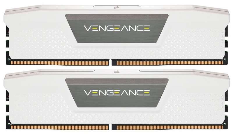 Corsair Vengeance White 32GB (2 x 16GB) DDR5-5200 C40 1.25V Desktop Memory Module
