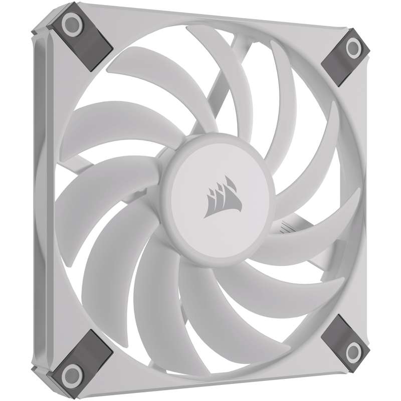 Corsair iCUE AF120 RGB slim 120mm PWM fluid Dynamic bearing fan - White