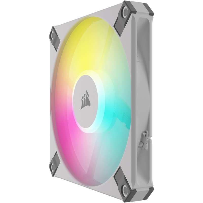 Corsair iCUE AF120 RGB slim 120mm PWM fluid Dynamic bearing fan - White