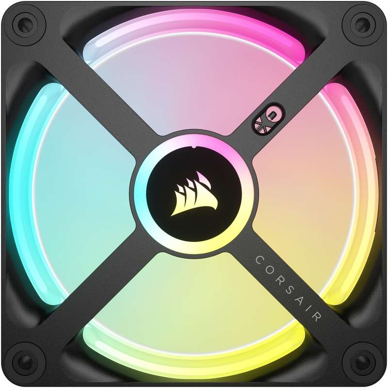 Corsair iCUE Link QX120 RGB 120mm PWM fan Expansion kit - Black