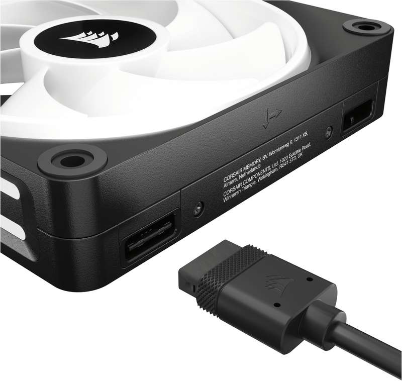 Corsair iCUE Link QX120 RGB 120mm PWM fan Expansion kit - Black