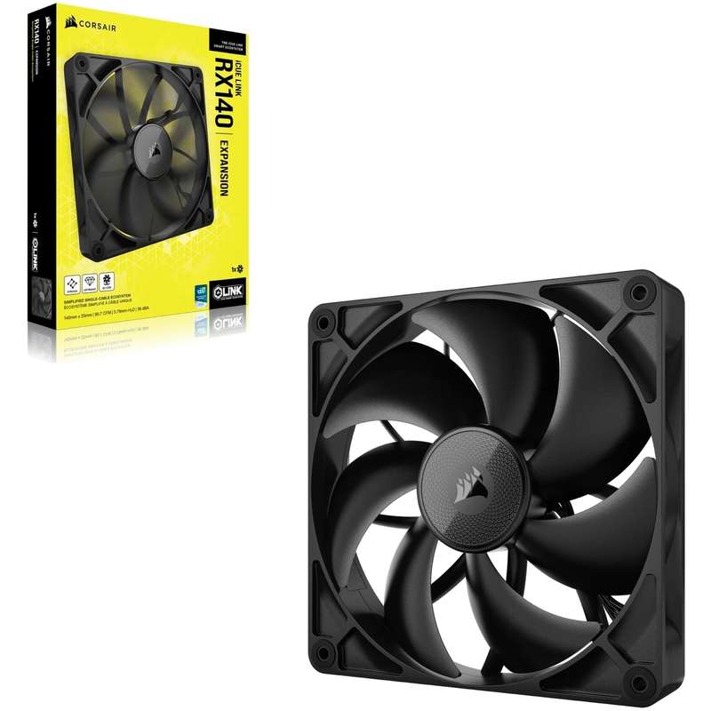 Corsair RX Series iCUE Link RX140 140mm PWM single fan Expansion