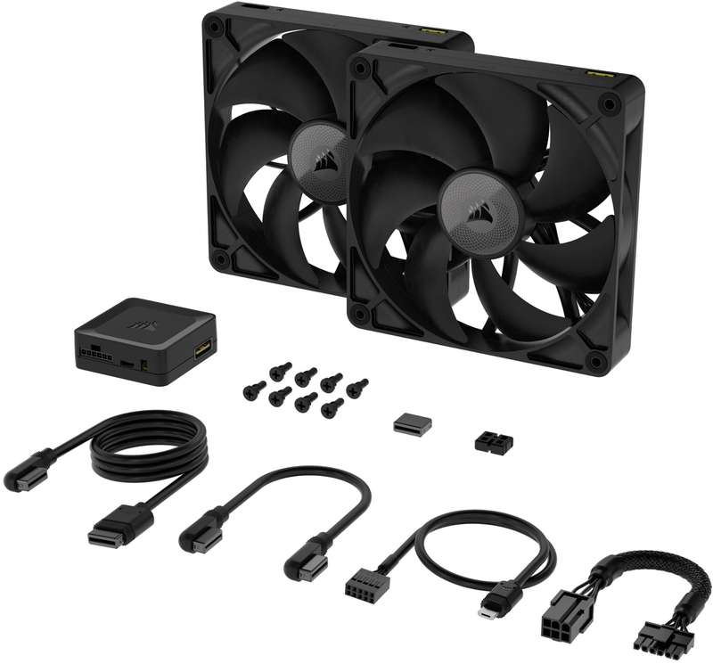 Corsair RX Series iCUE Link RX140 140mm PWM single fan Expansion - Dual Pack