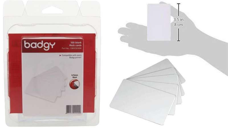 Evolis PVC Cards x100