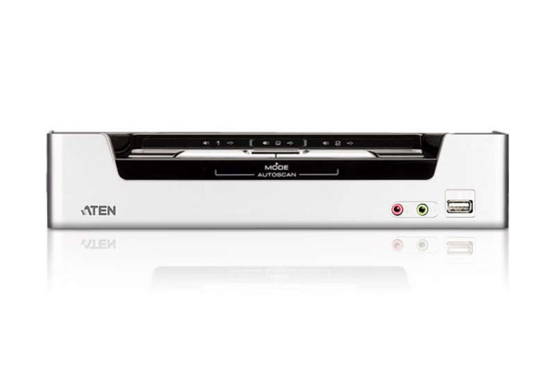 Aten 2-port USB HDMI KVMP Switch/W/(US/EU/OUT) ADP. ATEN