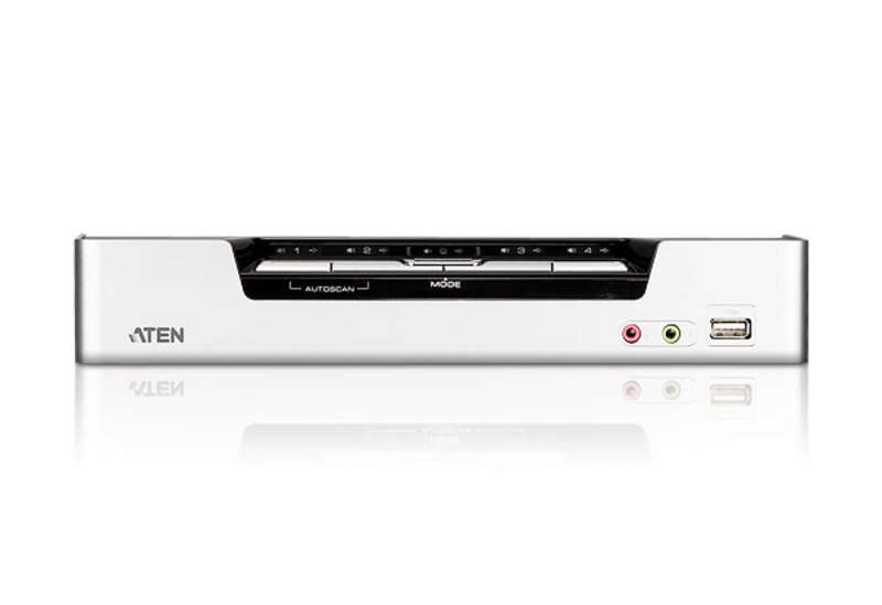 Aten 4-port USB HDMI KVMP Switch/W/(US/EU/OUT) ADP. ATEN