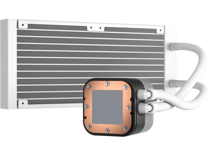 Corsair iCUE H100i Elite RGB 240mm Liquid CPU Cooler - White