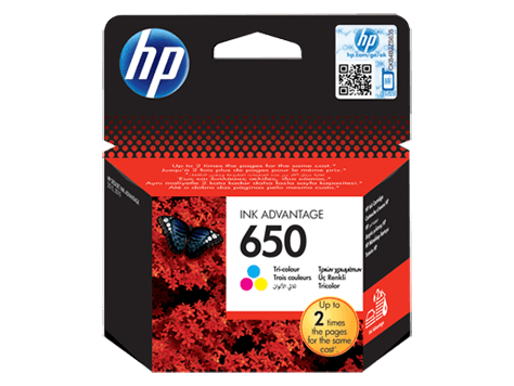 HP 650 Tri-color Ink Cartridge
