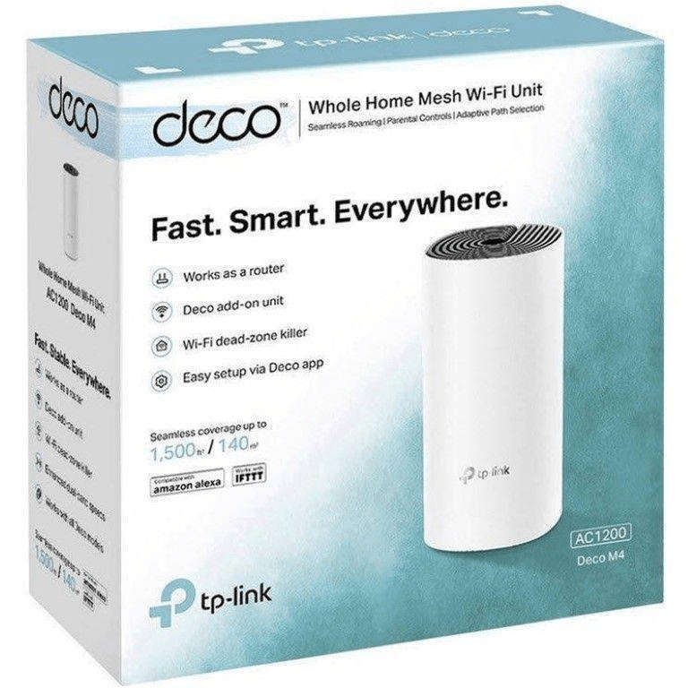 TP-Link Deco M4 Whole Home Mesh Wi-Fi System - 1 Pack