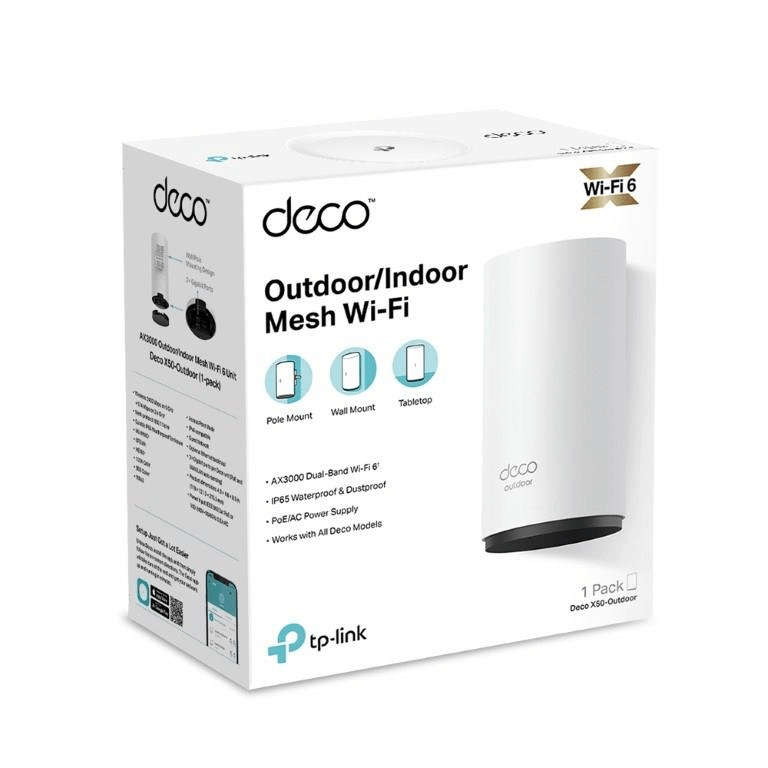 TP-Link Deco X50(1-Pack) AX3000 Whole Home Mesh Wi-Fi 6 System