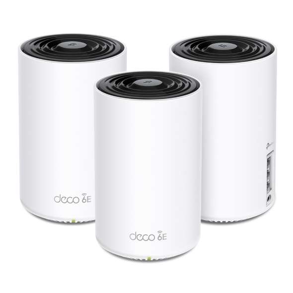 TP-Link Deco AXE5400 (3-Pack) Mesh Wi-Fi 6E System(Tri-Band)