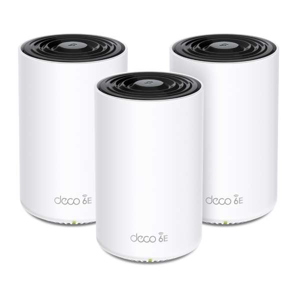 TP-Link Deco AXE5400 (3-Pack) Mesh Wi-Fi 6E System(Tri-Band)