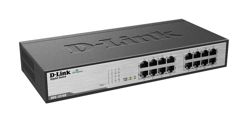D-Link DGS-1016D 16-Port Gigabit Unmanaged Switch