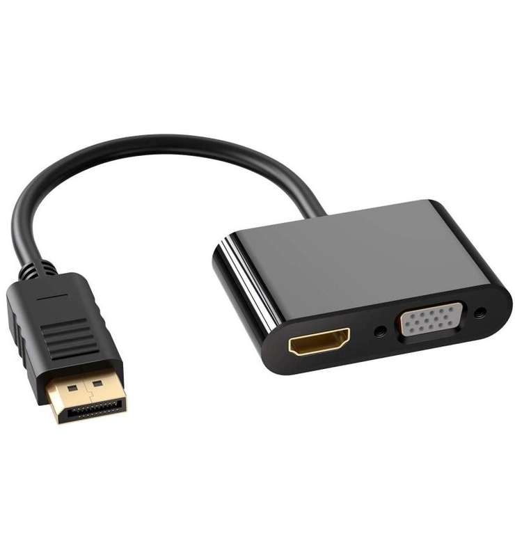 Display Port to HDTV/VGA Adaptor