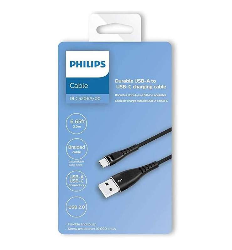 Philips USB A TO USB C Cable