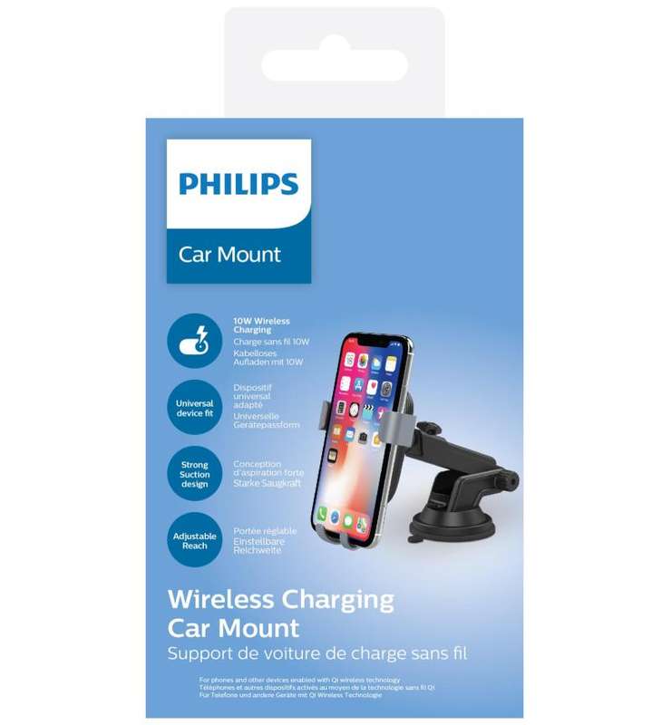 Philips Car Mount with QI W/C