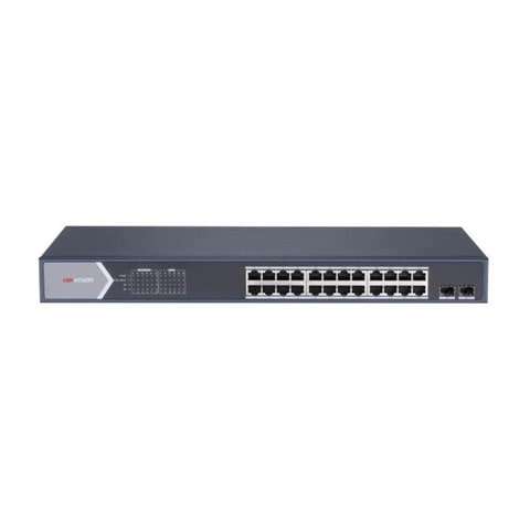 Hikvision 24-port GbE PoE Smart Managed Switch with 2x SFP ports