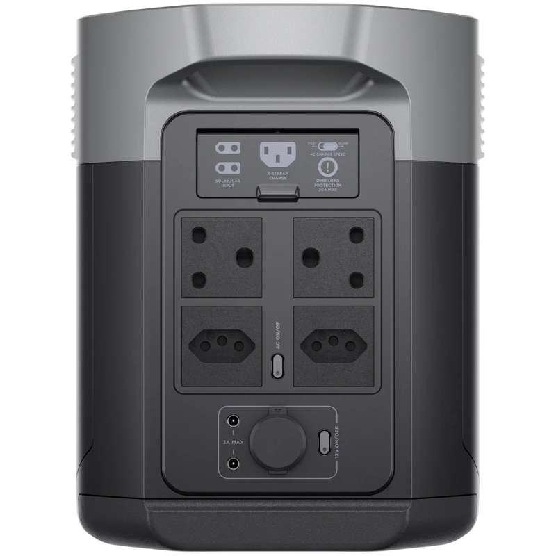 ECOFLOW DELTA 2 MAX Lithium (LiFePO) Portable Power Station - 2400W Output