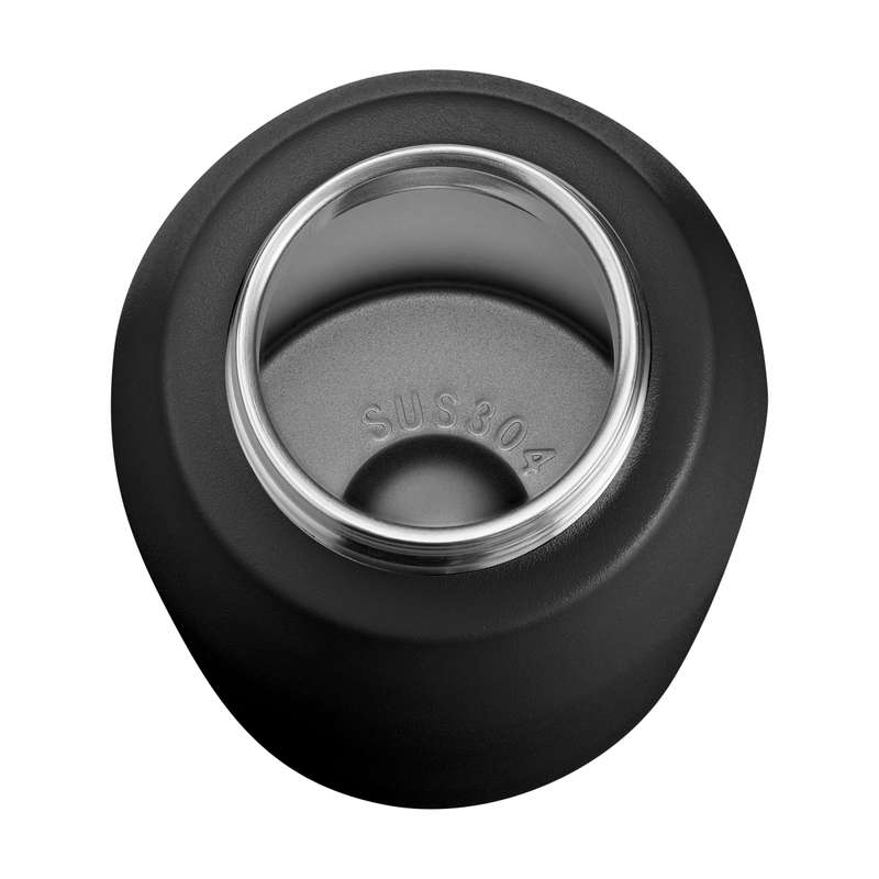 Eiger  700ML Double-Walled Vacuum Flask Water Bottles Black