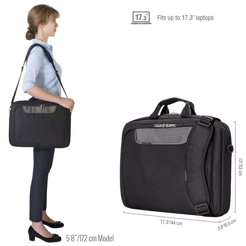 Everki EKB407NCH18 Advance 18.4 Inch Notebook Briefcase Bag