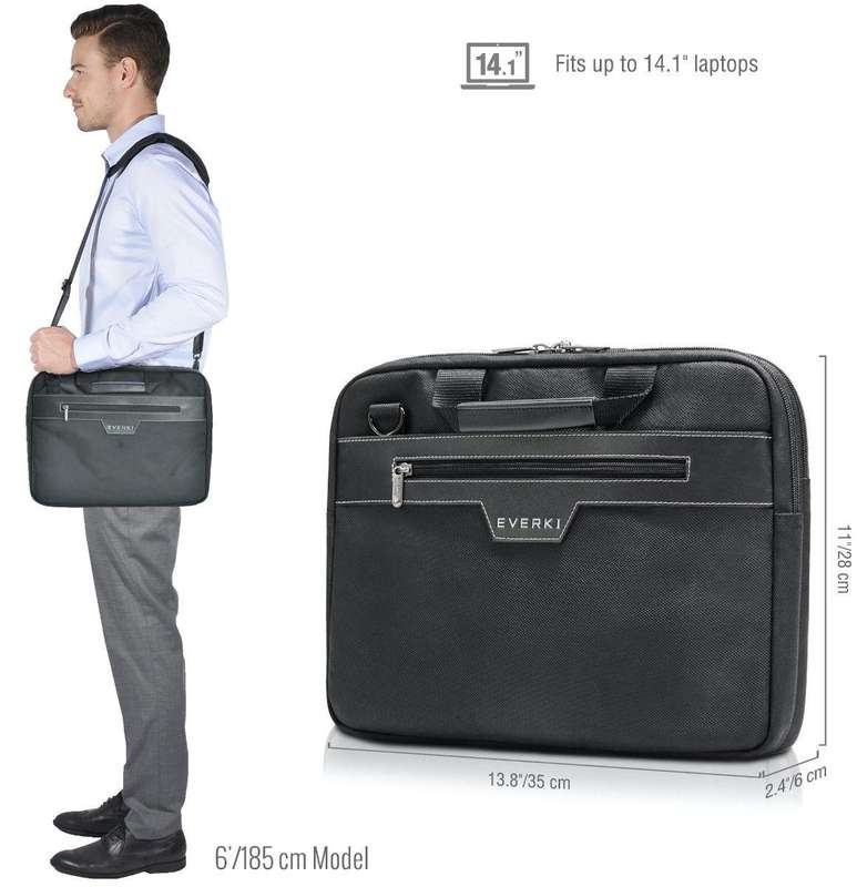 EVERKI Business 414 14.1 inch Laptop Briefcase