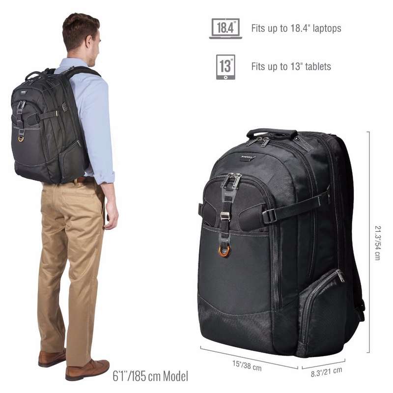 EVERKI BUSINESS 120 NOTEBOOK BACKPACK 18.4 INCH