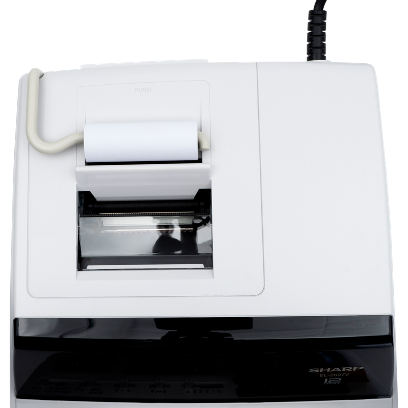 Sharp EL-2607V Premium Fast Printer Calculator AC Powered