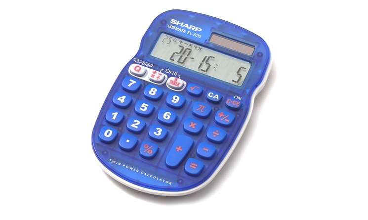 Sharp EL-S25 Blue Calculator - Blister