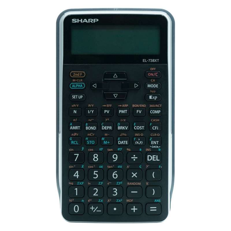 Sharp EL-738 XTB Advanced Financial Calculator