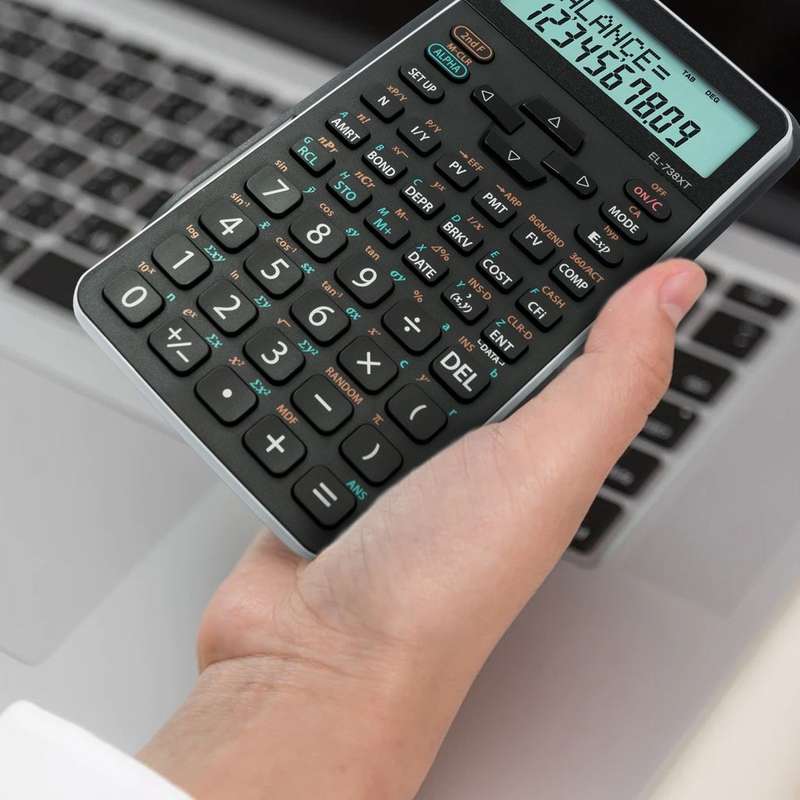 Sharp EL-738 XTB Advanced Financial Calculator