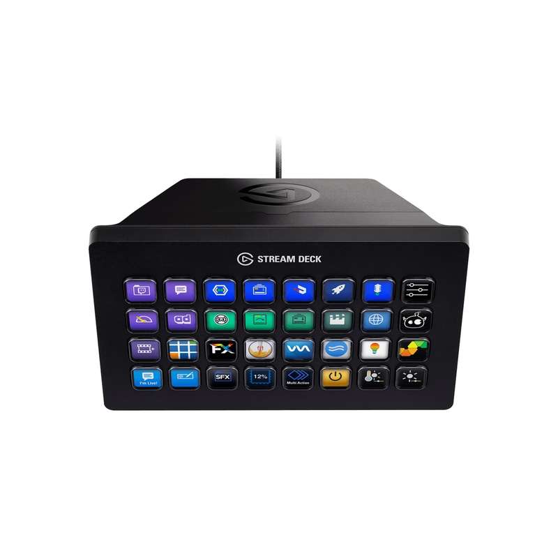 Elgato Stream Deck XL - Live Content Creation Controller with 32 customizable LCD keys adjustable...