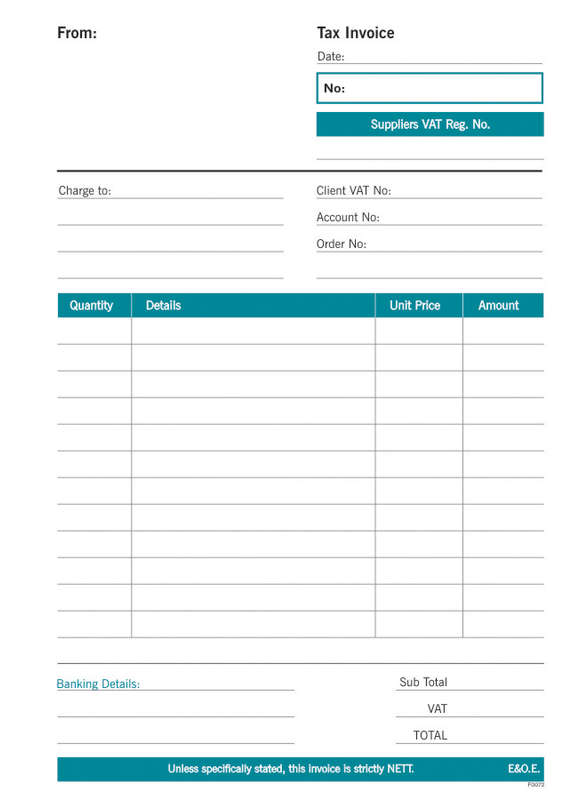RBE Duplicate Pad Invoice A5