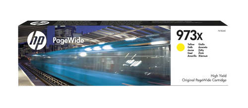 HP 973X High Yield Yellow Original Pagewide Cartridge