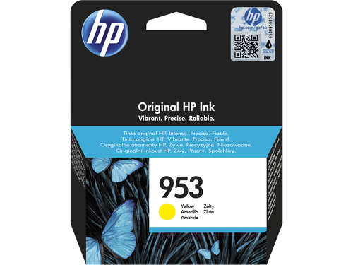HP 953 Yellow Original Ink Cartridge - HP Officejet Pro 8710/8720/8725/8730/8740