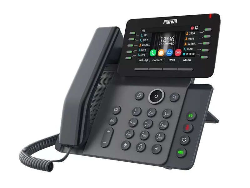 Fanvil 20SIP Gigabit Bluetooth PoE WiFi 5 VoIP Phone | V65