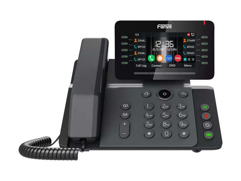 Fanvil 20SIP Gigabit Bluetooth PoE WiFi 5 VoIP Phone | V65