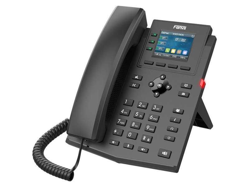 Fanvil 4SIP Colour Screen VoIP Phone with PSU | X303