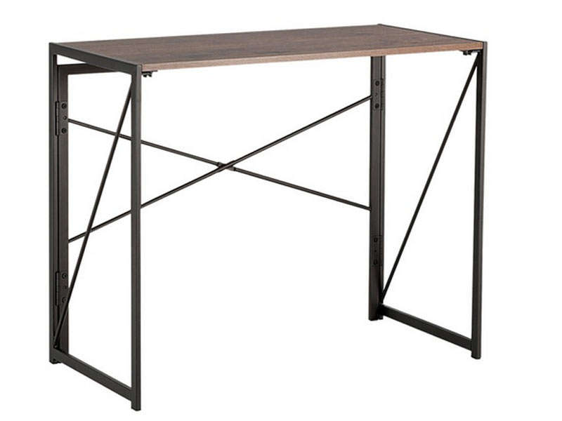 SkyBright Folding Desk No Assembly Required Office Desk Work Desk