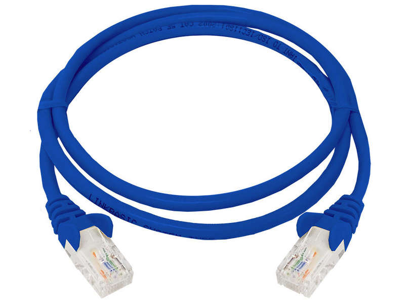 Linkbasic 1 Meter UTP Cat5e Patch Cable Blue