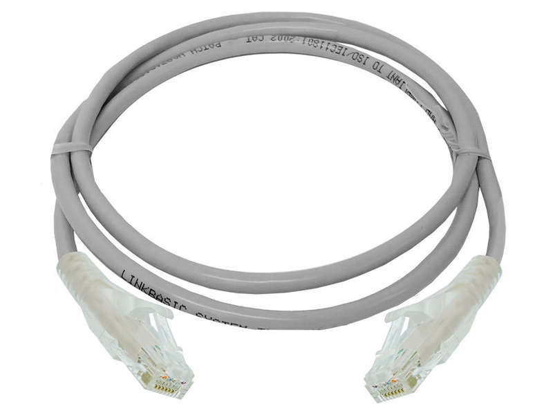 Linkbasic 1 Meter UTP Cat6 Patch Cable Grey