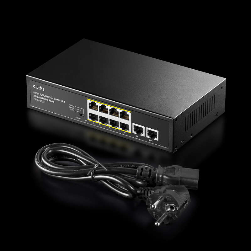 Cudy 10-Port Unmanaged PoE+ Switch - FS1010PG