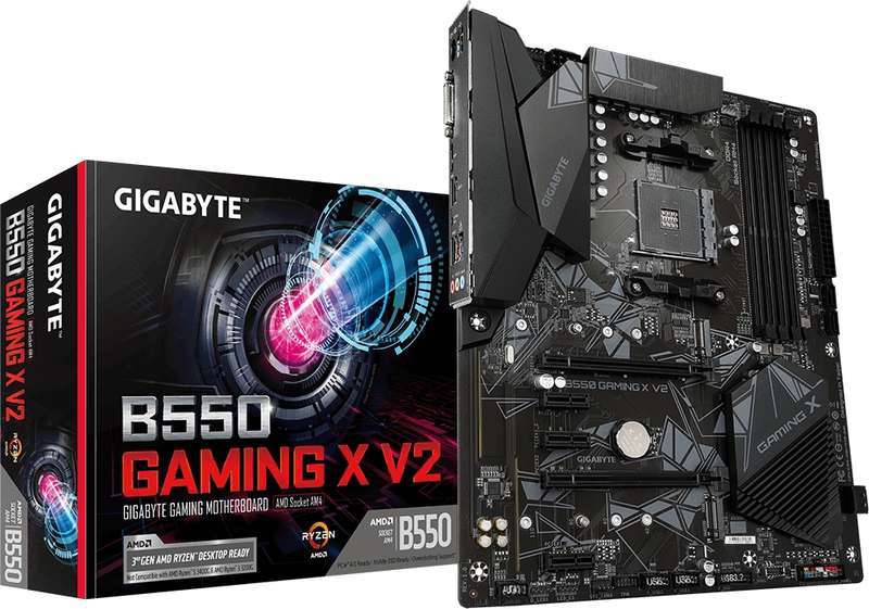 Gigabyte AMD B550 Gaming X V2 AMD AM4 3rd Gen Ryzen ATX Motherboard