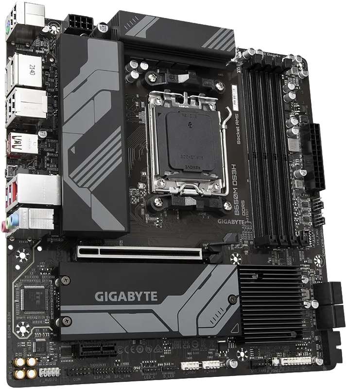 Gigabyte B650M DS3H AMD Ryzen 7000 Series Socket AM5 mATX Motherboard