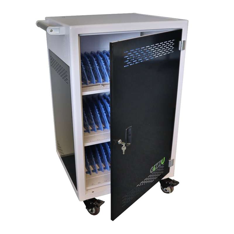 Gizzu 36 Bay Type-C Storage Charging Trolley for 15.6&quot; Laptops