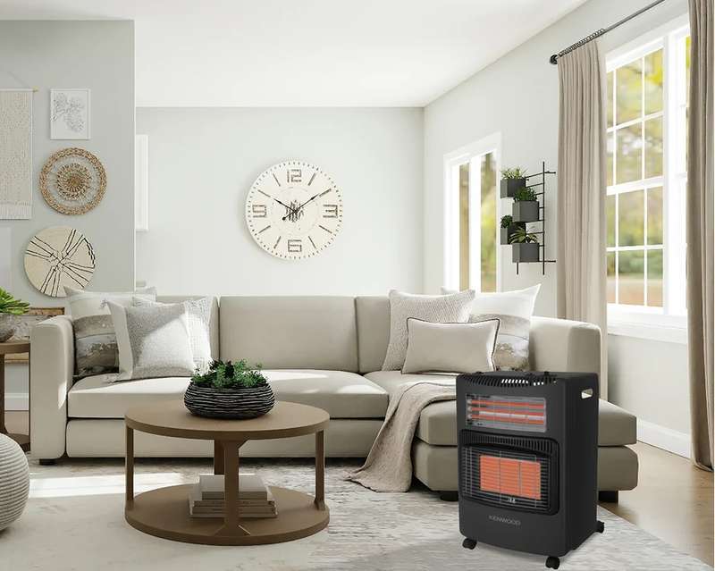 Kenwood 3 Panel Foldable Gas and Electric Heater