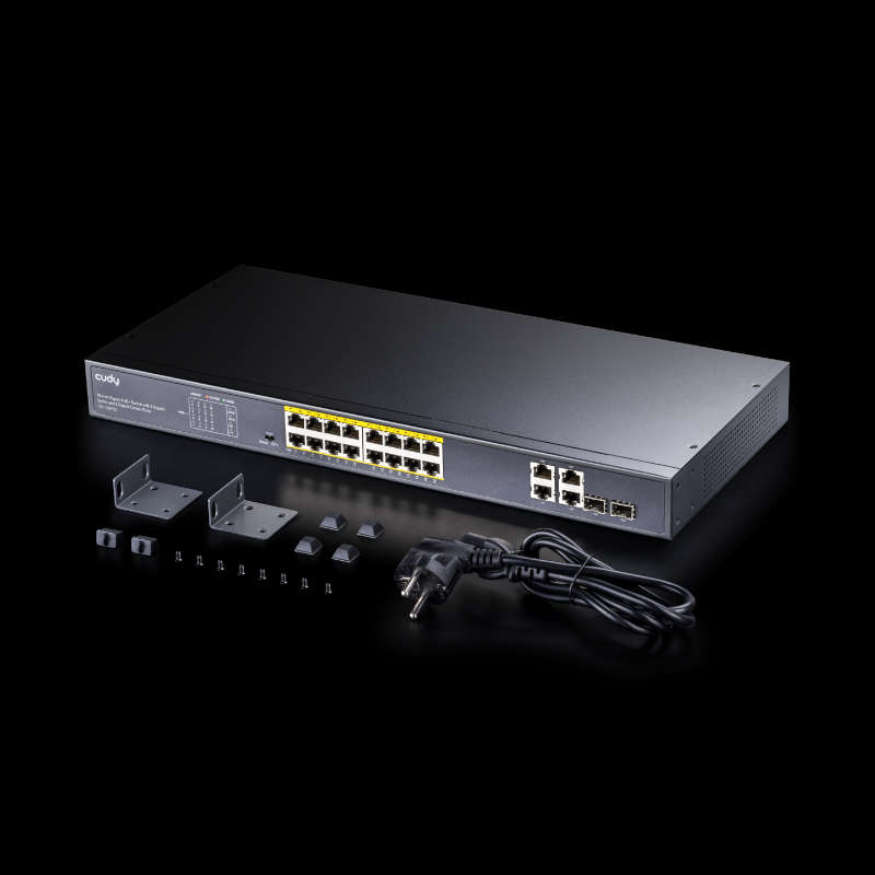Cudy 16-Port PoE+ Unmanaged Switch