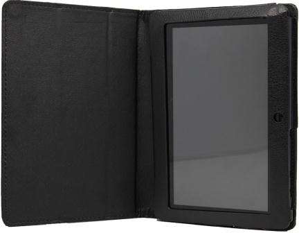 Geeko Velocity Leather Like Cover-Desgined for the Geeko Velocity and Geeko Junior Tablets PC Black