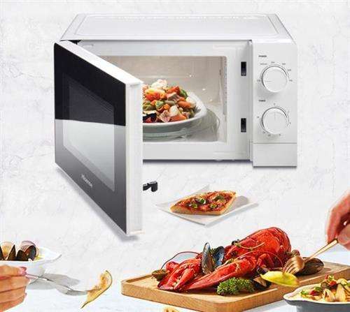 Hisense 20 Litre Capacity Microwave Oven- 700w Golden Proportion Transfer Heat, 6 Microwave Power...