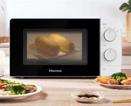 Hisense 20 Litre Capacity Microwave Oven- 700w Golden Proportion Transfer Heat, 6 Microwave Power...
